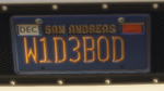 Custom Plate GTAO W1D3B0D