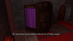 He tells Toni to show them the error of their ways.