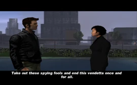 Asuka tells Claude to take care of the Leones.