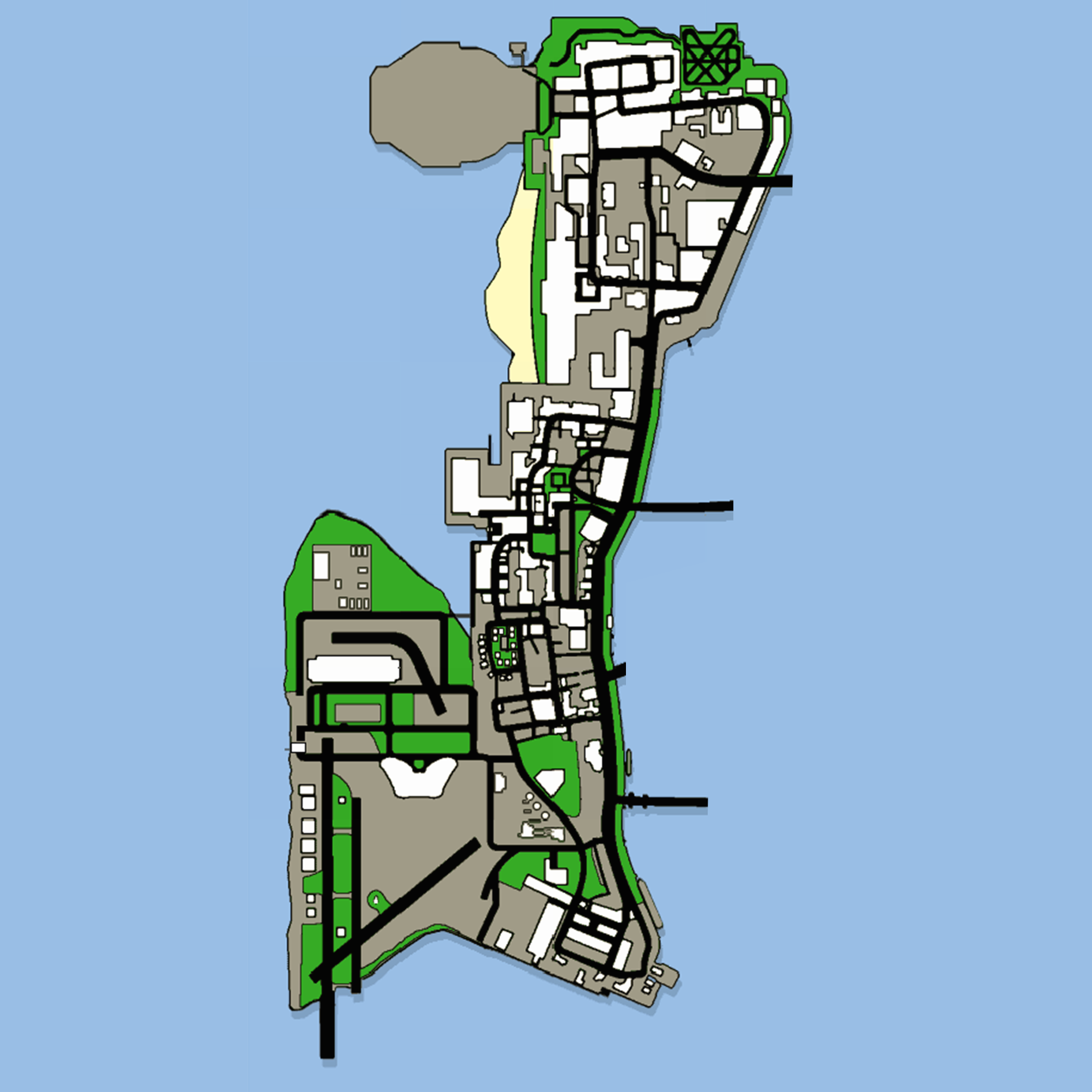 grand theft auto vice city stories map