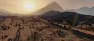 Aerial view of Blaine County.