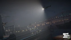  aiming at a Police Maverick with an . Note the red laser from the rifle