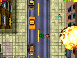 The building explodes but Seymour escapes in time. The contact tells the protagonist to chase after him and kill him.