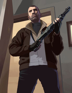 The image on the Niko Bellic LifeInvader page in GTA 5 is from the original  GTA 4 artworks which you can find on the Rockstar Games website. : r/GTA