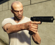 Trevor with his AP Pistol.