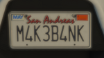 Custom Plate GTAO M4K3B4NK