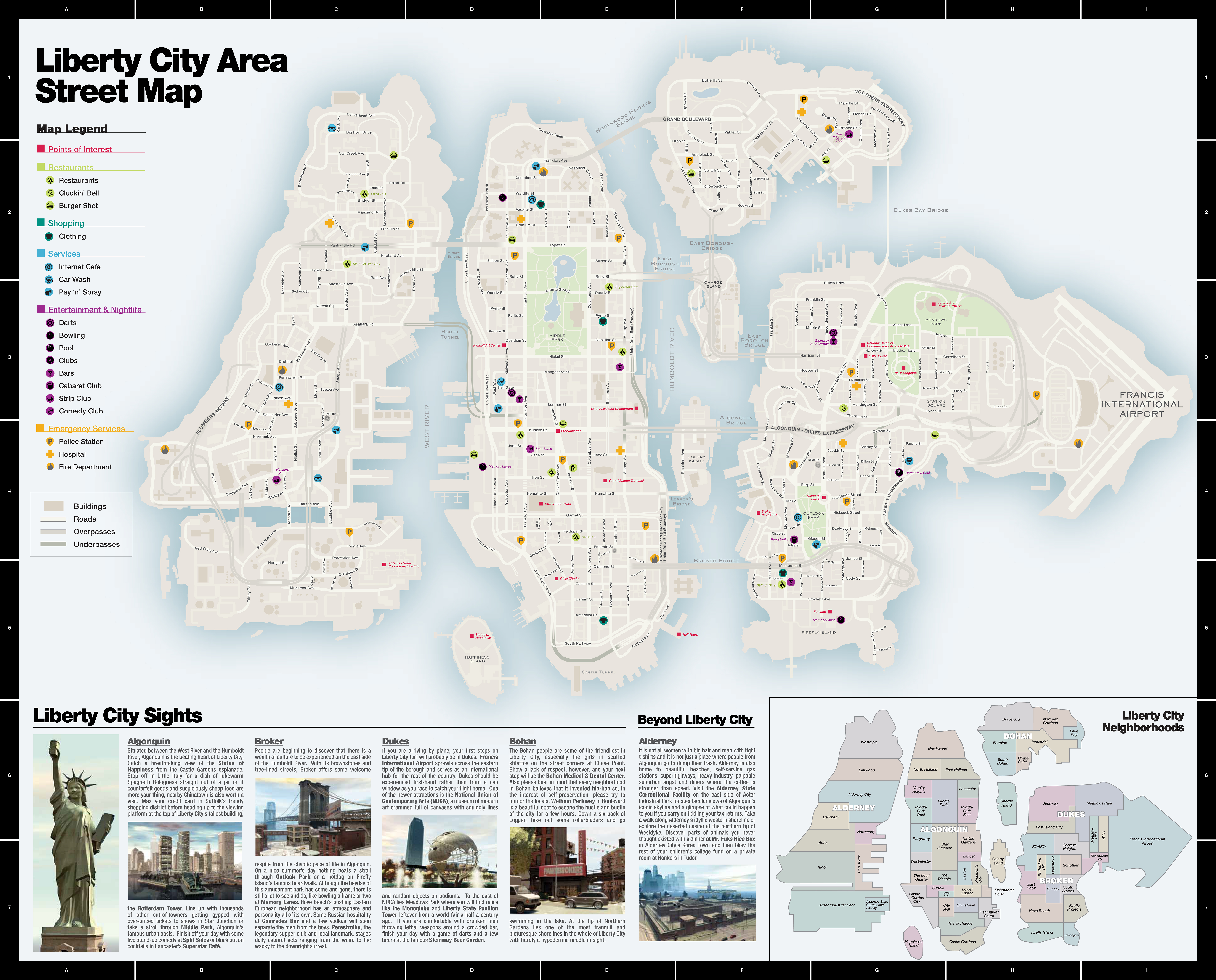 gta liberty city map