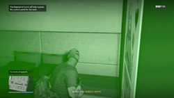 The fingerprints found will help bypass the control panel for the vault