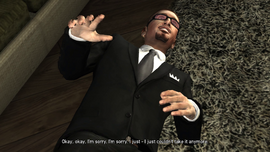 Tony is beat.