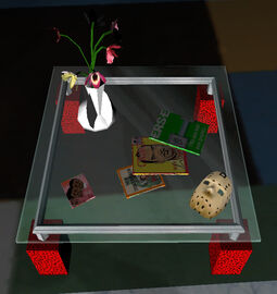 OceanViewHotel-GTAVC-coffetable.jpg (125 KB) The coffee table inside Tommy Vercetti's suite at the Ocean View Hotel with an ERSE magazine visible.