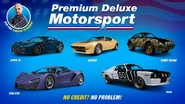 Premium Deluxe Motorsport stock.