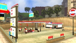 AMCo gas station in GTA Liberty City Stories.