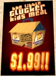"Little Clucker" kids meal. (original version)