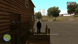 CJ must go to El Castillo del Diablo in the desert.