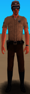 A Vice City Police Department motor officer.