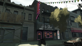 The store in Willis, Dukes. (Grand Theft Auto IV). (Nighttime)