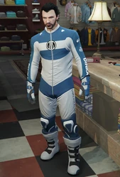 A Dinka racing outfit in Grand Theft Auto Online.