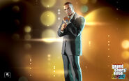 Artwork of Luis wearing a suit.