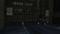 The Burlesque car park.