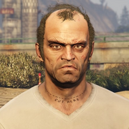 Trevor as he appears during normal gameplay in the Enhanced Version.