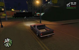 CJ and Ryder arriving by the stopped Freight train.