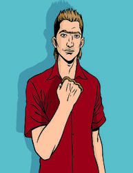 Another artwork of Kent Paul in Grand Theft Auto: Vice City.