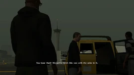 Toreno decides to destroy the van.
