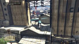 The player must fly close to the cargo crates in the Havok to collect them.