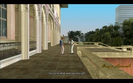 Lance is yelling at Mike for failing a mission he was sent on.