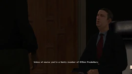 ...and reveals Officer Pendelbury was killed by them after he attempted to expose their corruption.