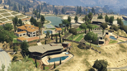 Aerial view of Lake Vinewood Estates.