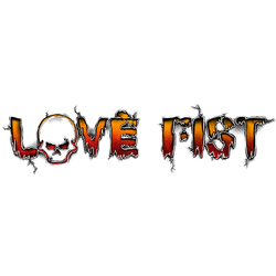 The graphic of the Love Fist tattoo.