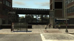 The Galveston Avenue car park south.