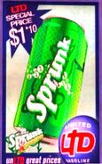 Limited Service advertising Sprunk.