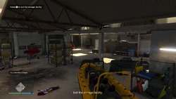 Exit the storage facility