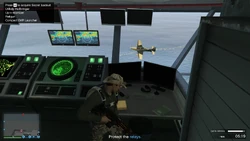 AssaultonATT16-GTAOe-SecretLoadout2.png (2.03 MB) The secret loadout at the top of the carrier superstructure.