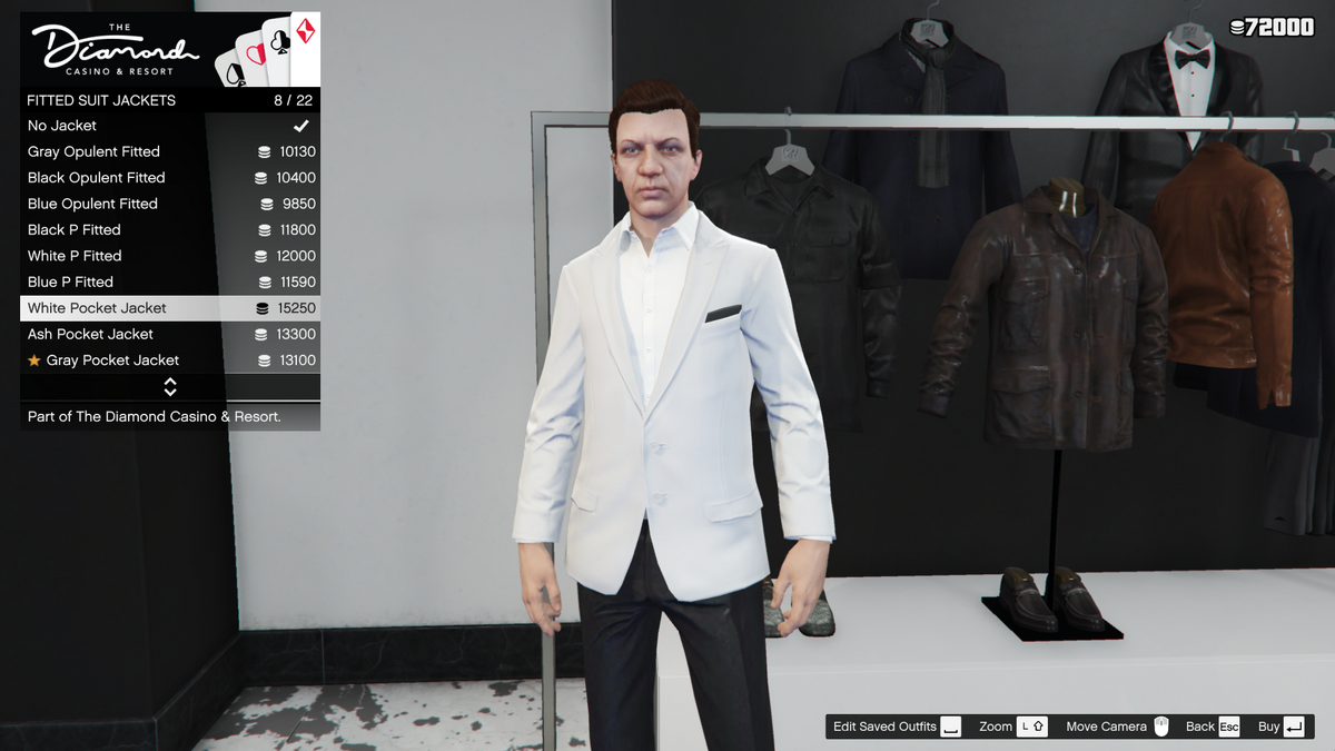 Fitted suit hotsell jacket gta 5