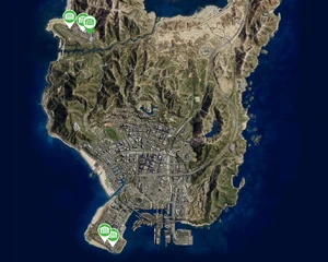 The Hangar locations map.