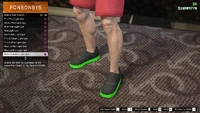 ArenaWar-GTAO-MaleShoes-ArenaWarShoes38-Black&GreenLightUps