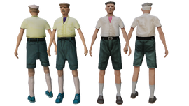Cutscene cswmori (left) and in-game wmori (right).