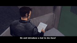 Claude reading Luigi Goterelli's letter.