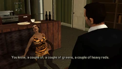 "Taken now? Nothing much. You know, a couple of, a couple of greens, a couple of heavy reds."