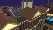 Carl Johnson on the roof of the casino, attempting to escape from the Mafia