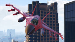 JoBuilt P-996 LAZER GTA 5 - screenshots, descrição e especificações do avião