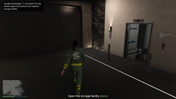 Open the storage facility doors