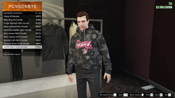 Neon leaves guffy hoodie hotsell
