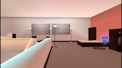 The upper floor of the suite.
