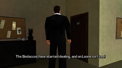 Vincenzo confirms what the dealer tried to warn him before: the Sindaccos are trying to expand to Chinatown, which is a Leone turf.