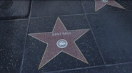 His star on the Vinewood Walk Of Fame in 2013, during Grand Theft Auto V.