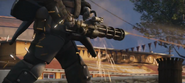 The Minigun as seen in a GTA V official trailer.